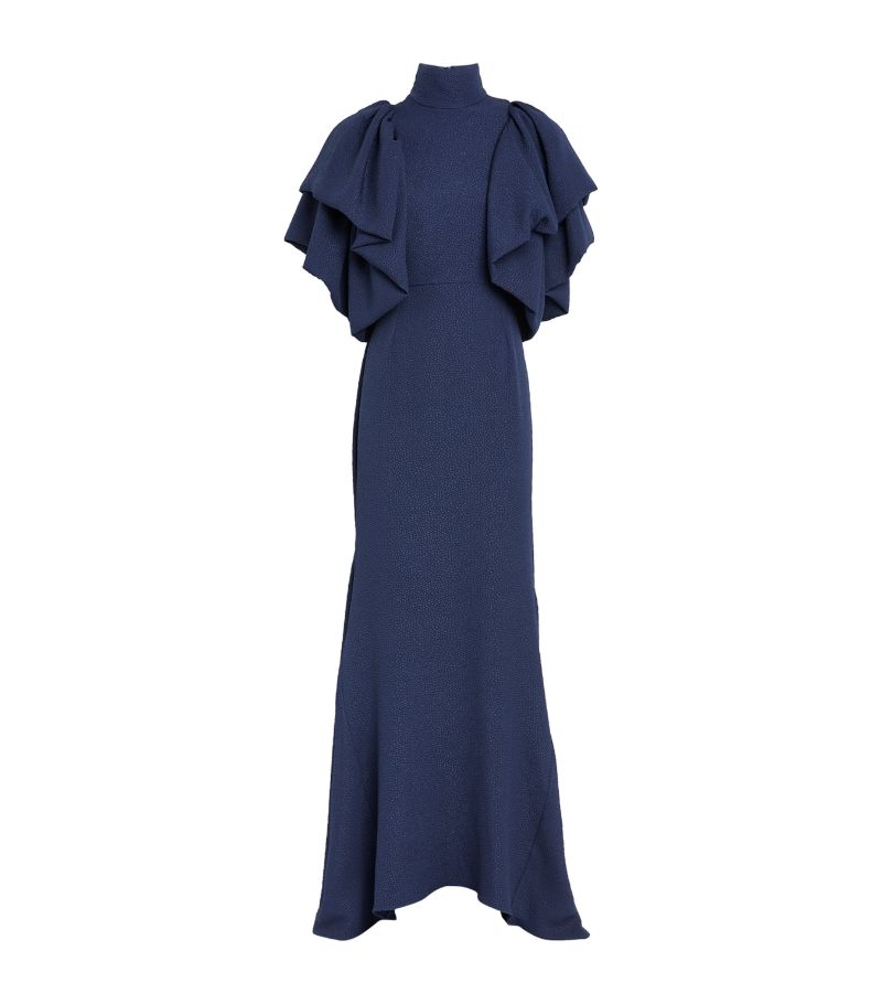 Edeline Lee Edeline Lee Ruffle-Sleeve Atalanta Gown