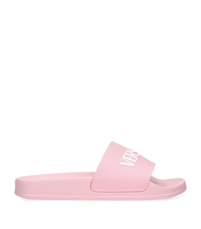 Young Versace Versace Kids Logo Slides