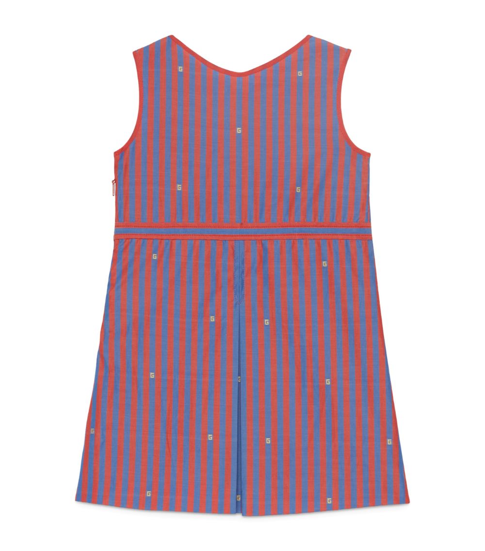 Gucci Gucci Kids Striped Baiadera Print Dress (4-12 Years)