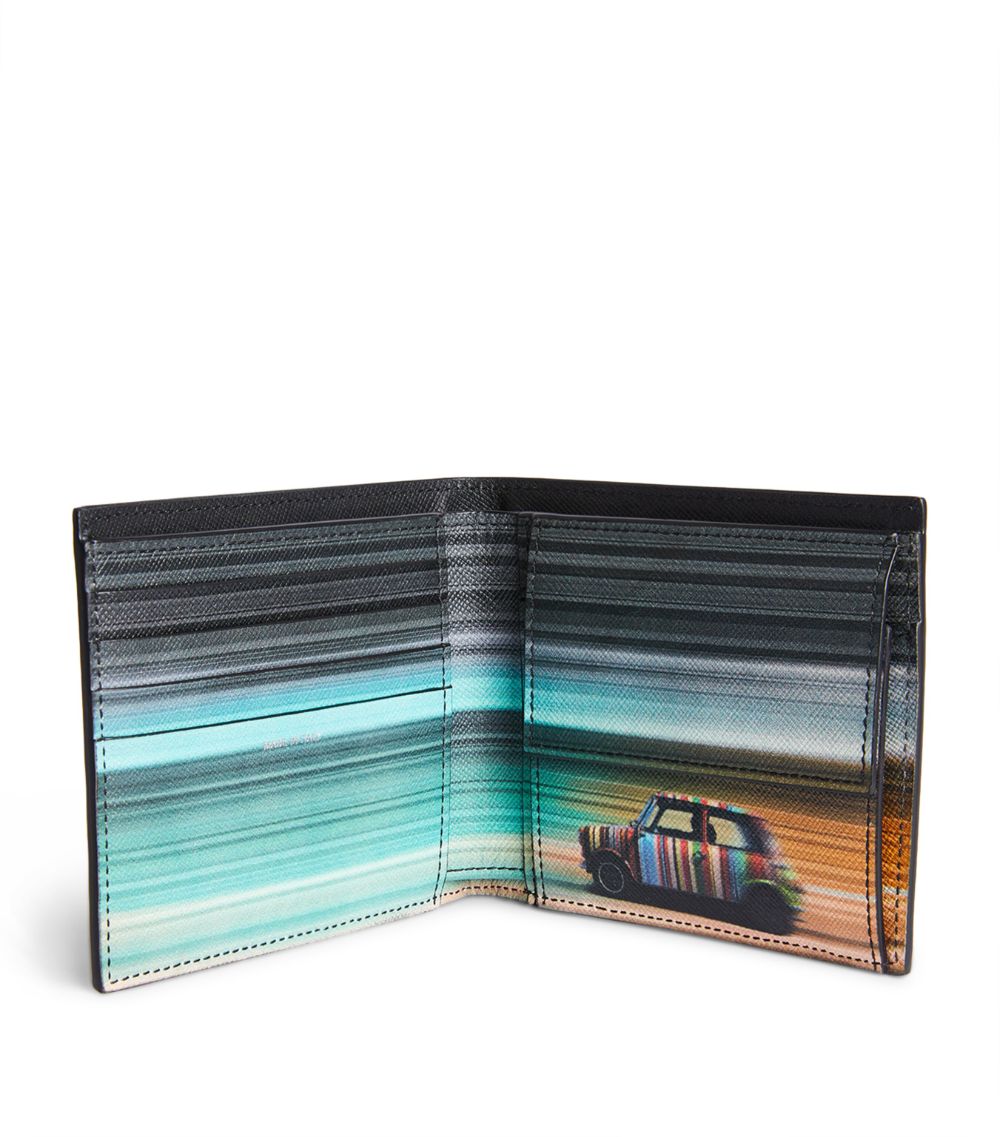 Paul Smith Paul Smith Leather Mini Blur Bifold Wallet