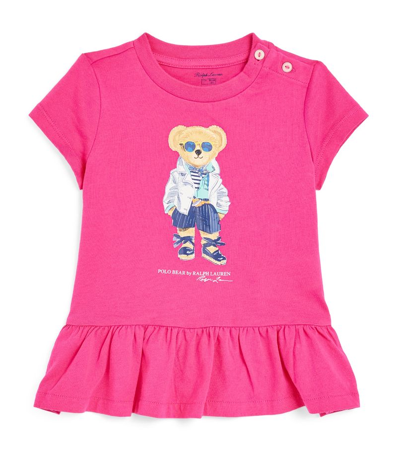 Ralph Lauren Kids Ralph Lauren Kids Cotton Summer Bear T-Shirt (3-24 Months)