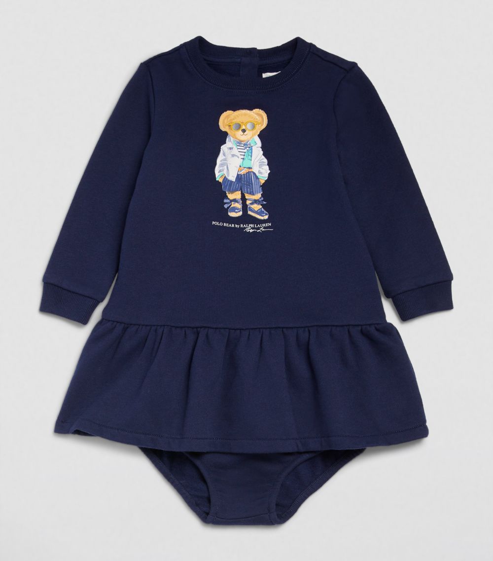 Ralph Lauren Kids Ralph Lauren Kids Polo Bear Dress And Bloomers Set (3-24 Months)