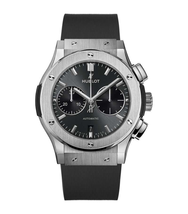 Hublot Hublot Titanium Classic Fusion Racing Grey Chronograph Watch 45Mm