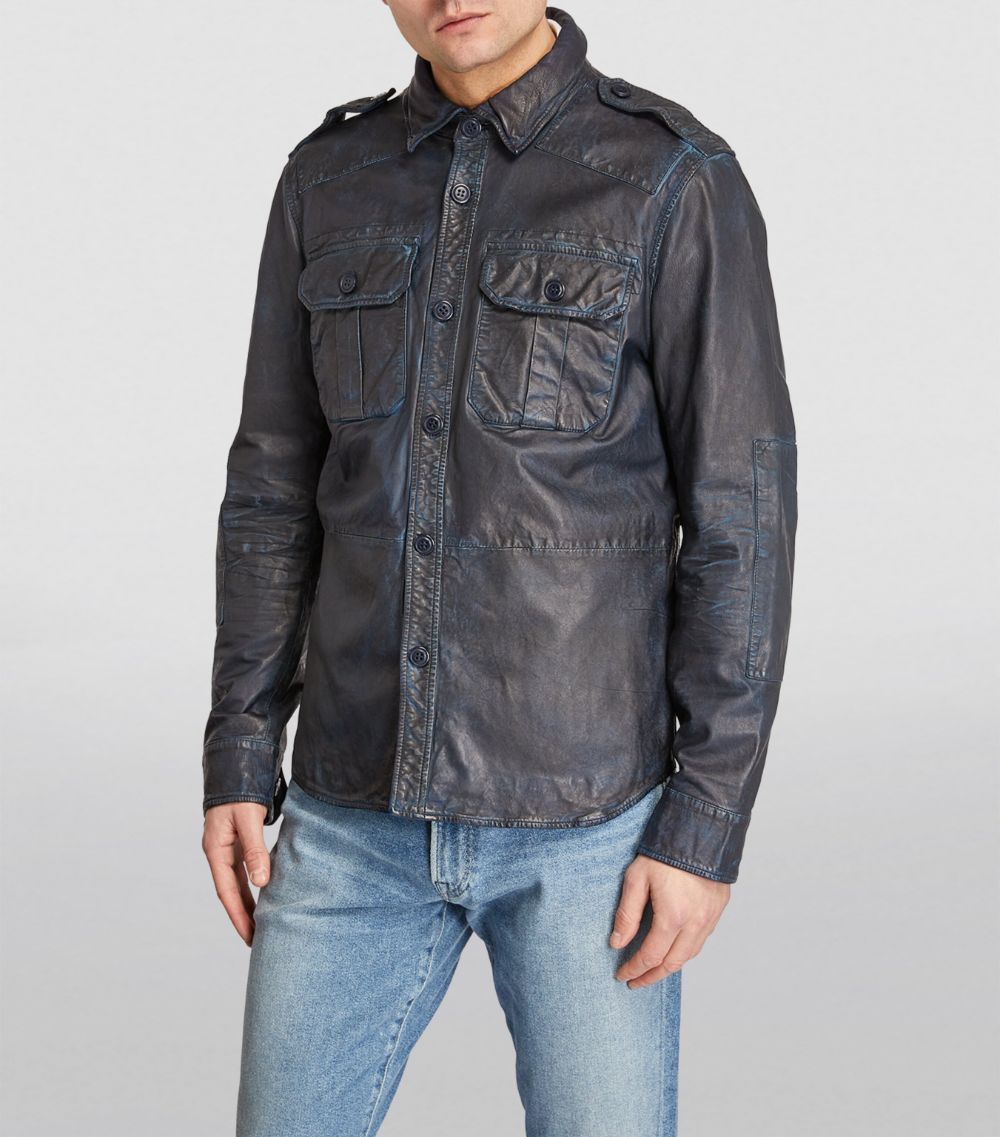 Polo Ralph Lauren Polo Ralph Lauren Leather Overshirt