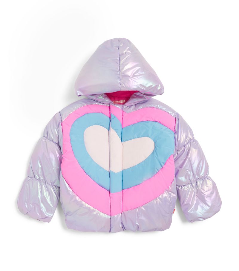 Billieblush Billieblush Heart Print Puffer Coat (3-12 Years)