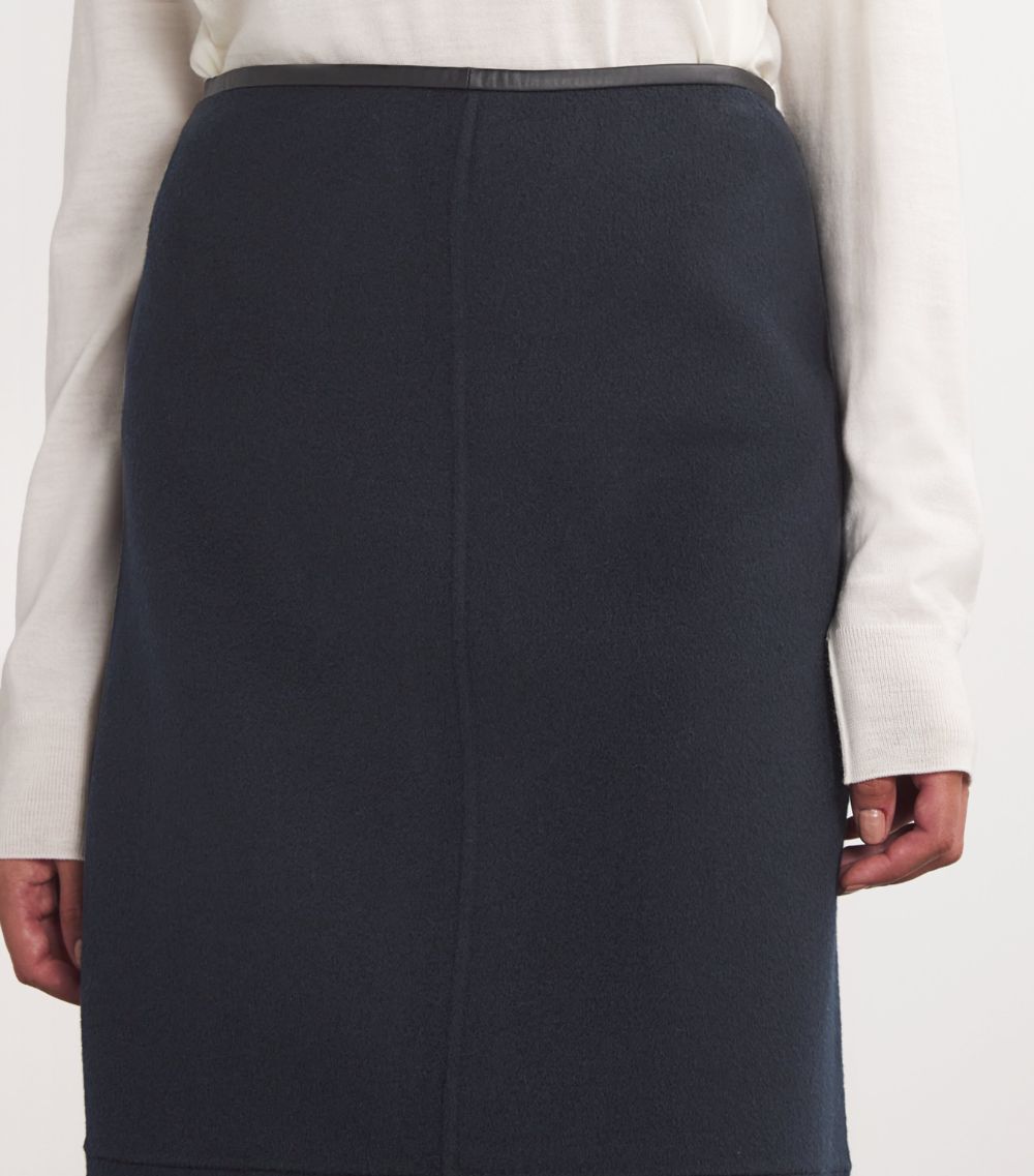 Yves Salomon Yves Salomon Wool-Cashmere Midi Skirt