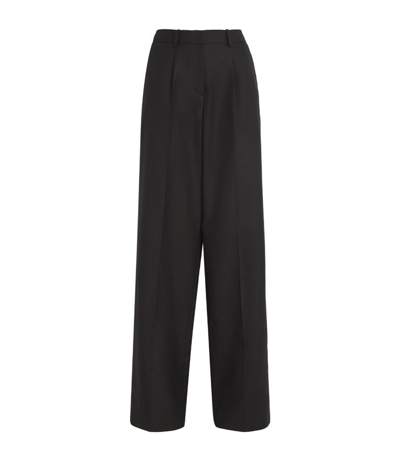 Magda Butrym Magda Butrym Silk Wide-Leg Tailored Trousers