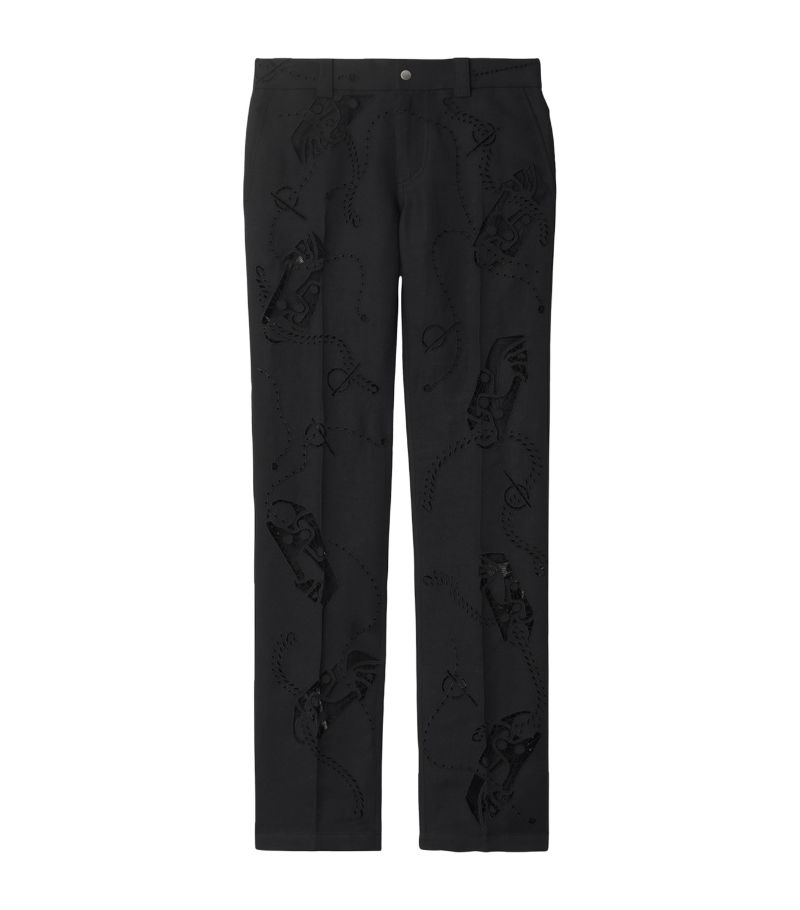 Burberry Burberry Broderie Anglaise Trousers
