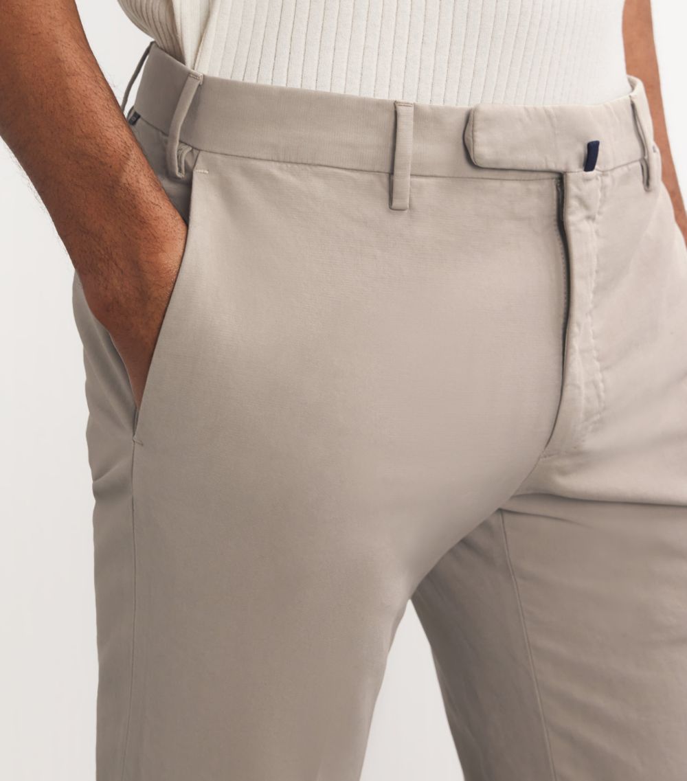 Slowear Slowear Stretch-Cotton Chino Trousers