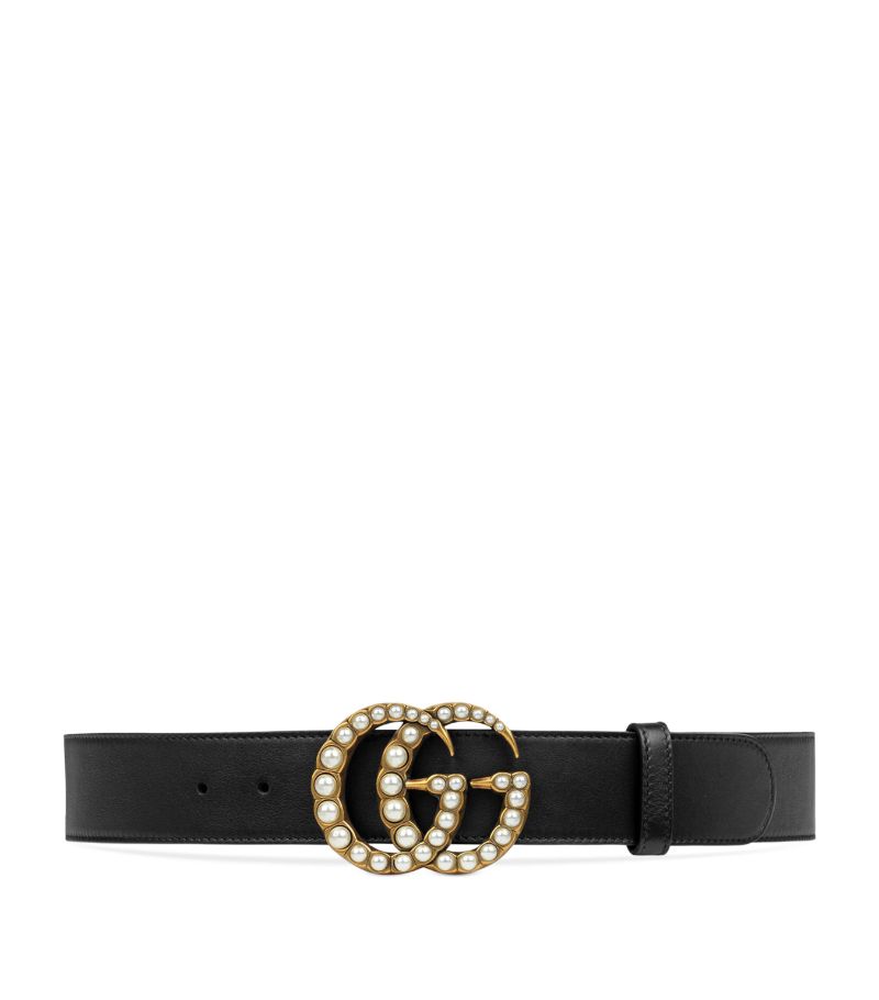 Gucci Gucci Embellished Double G Belt