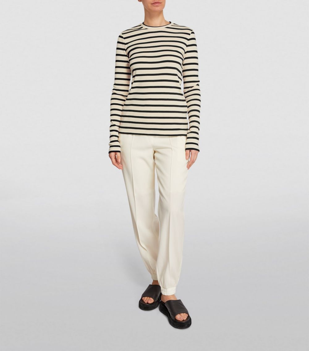 Jil Sander Jil Sander Striped Long-Sleeved T-Shirt