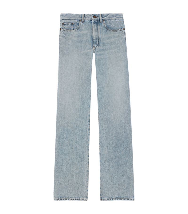 Saint Laurent Saint Laurent Straight Mid-Rise Jeans