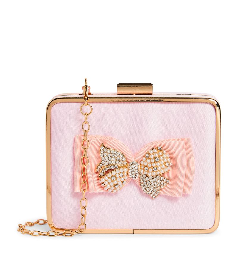 David Charles David Charles Small Satin Embellished Clutch Bag