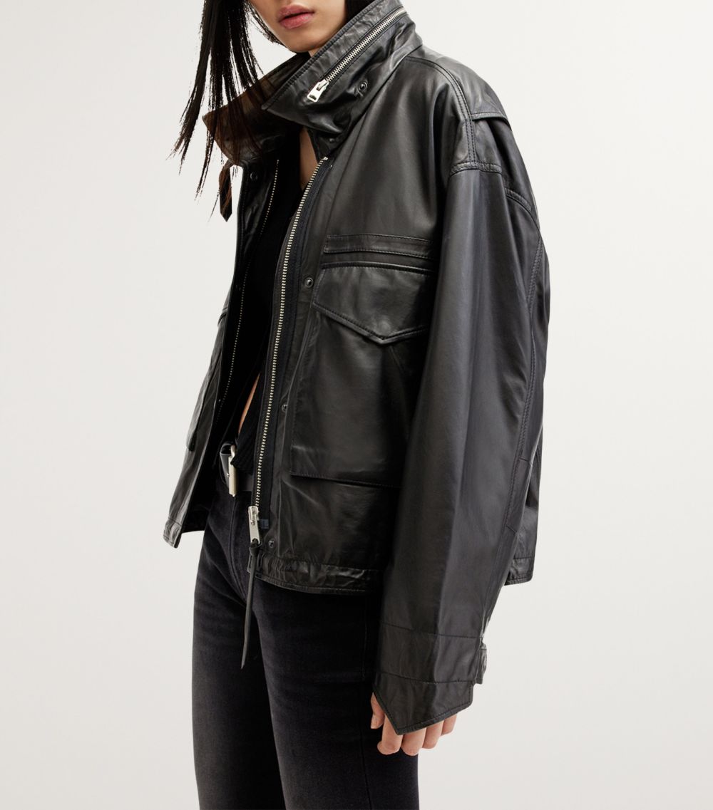 Allsaints Allsaints Clay Leather Jacket