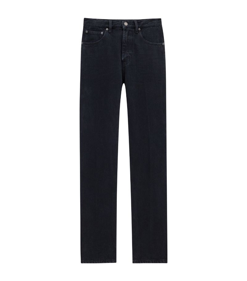 Saint Laurent Saint Laurent Oklahoma Mid-Rise Straight Jeans