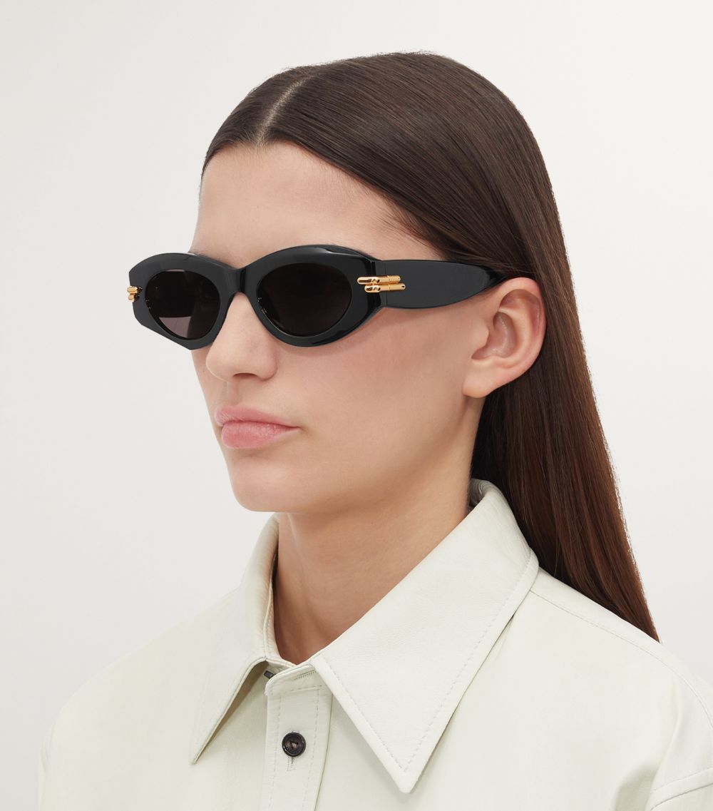 Bottega Veneta Bottega Veneta Oval Sunglasses