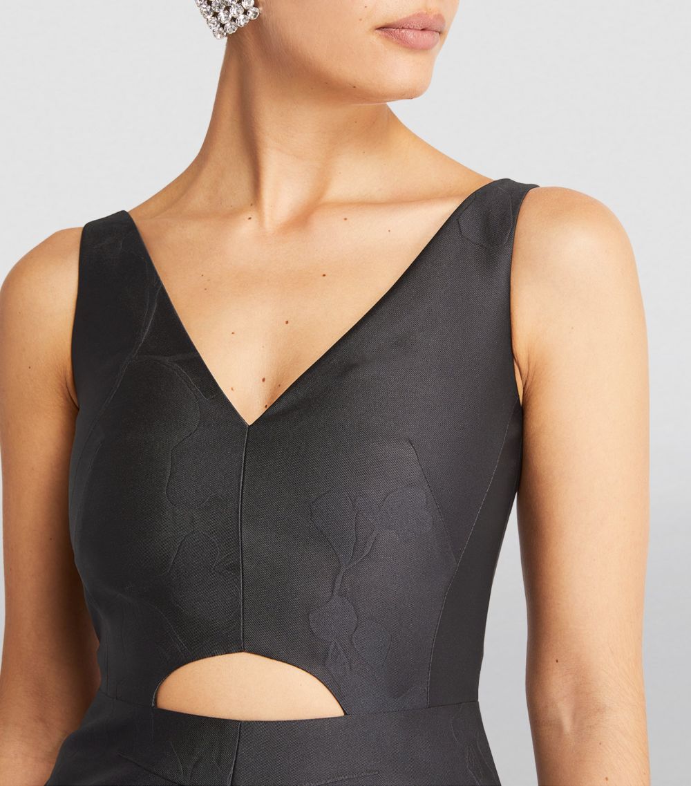 Emilia Wickstead Emilia Wickstead Cut-Out-Detail Ilyse Midi Dress