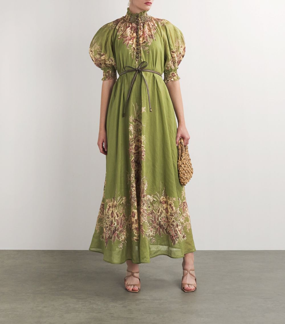 Zimmermann Zimmermann Ramie Floral Ottie Dress