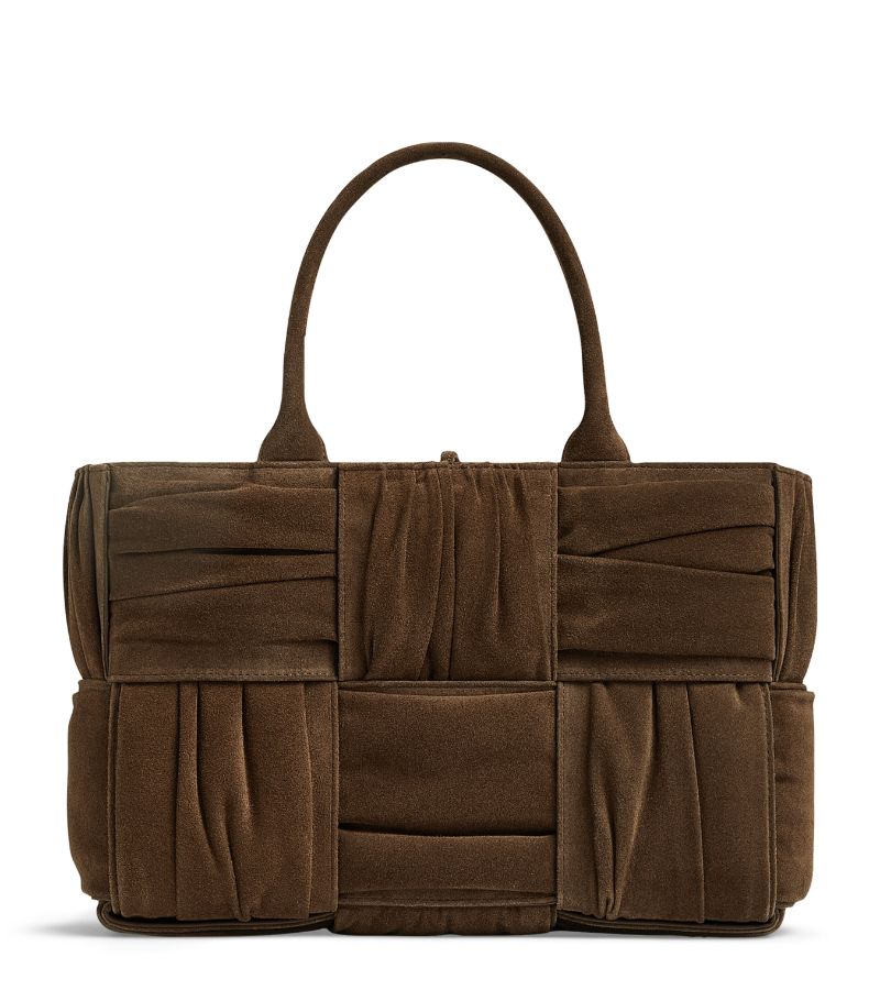 Bottega Veneta Bottega Veneta Small Suede Arco Tote Bag