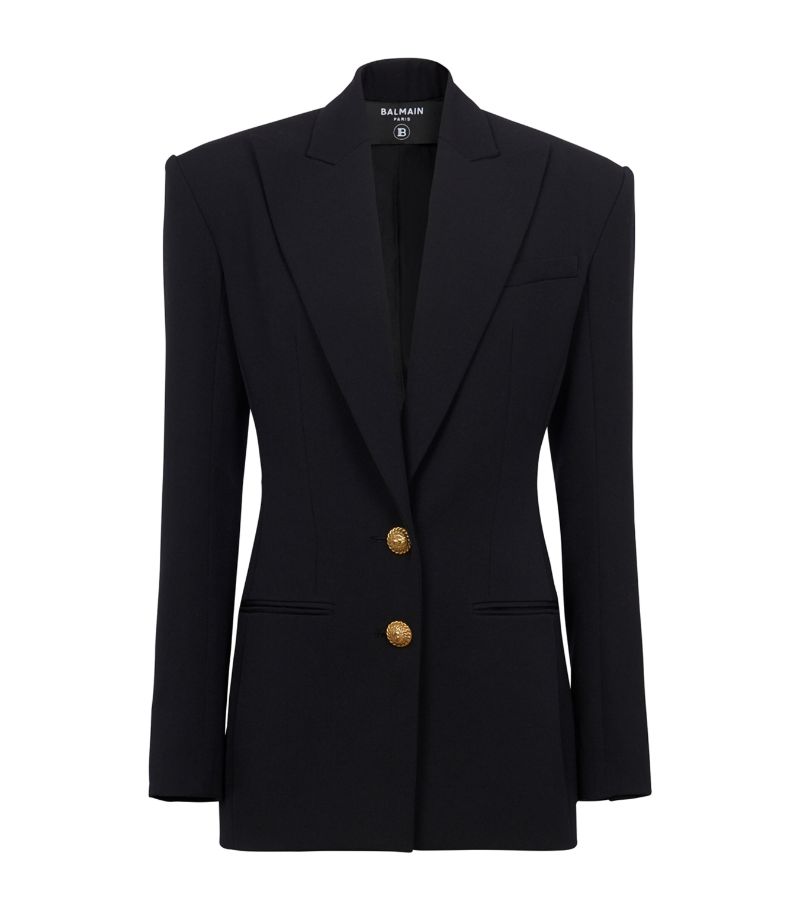 Balmain Balmain Wool Cinched Blazer