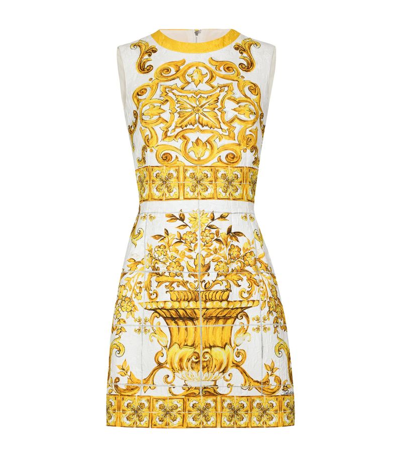 Dolce & Gabbana Dolce & Gabbana Majolica-Print Mini Dress