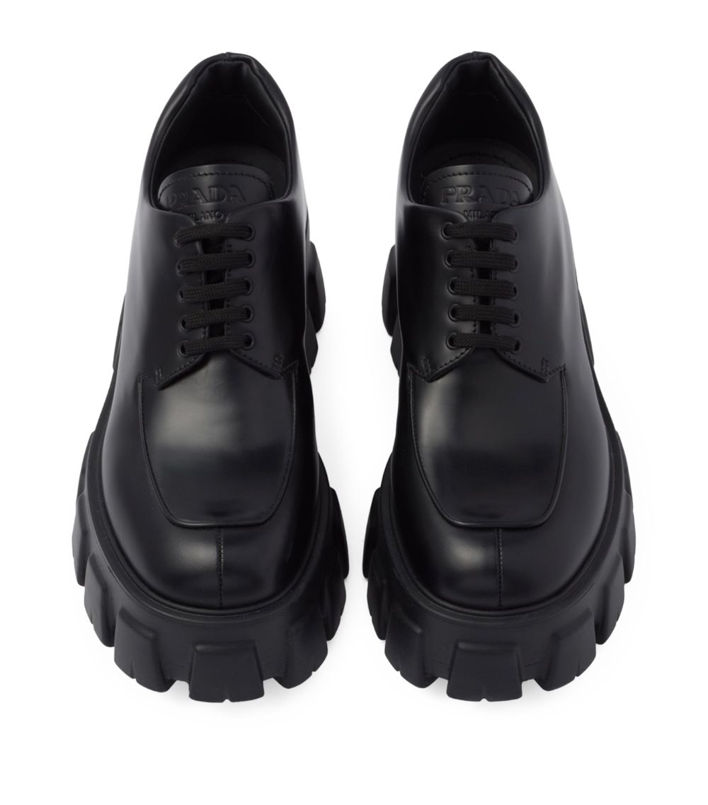 Prada Prada Monolith Lace-Up Loafers 55