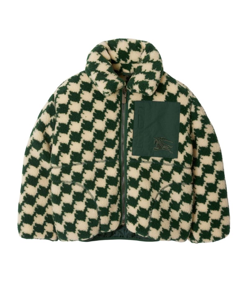 Burberry Burberry Kids Fleece Duckstooth Jacket (3-14 Years)