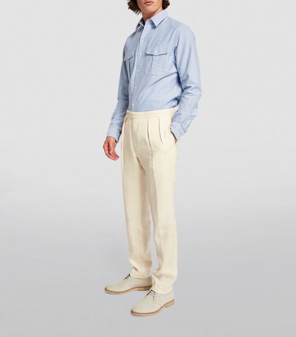 Polo Ralph Lauren Polo Ralph Lauren Linen Tailored Trousers