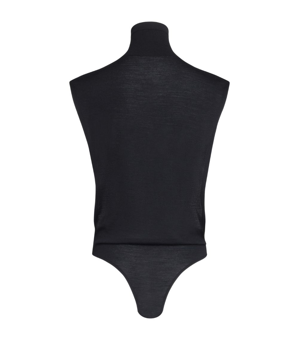 Alaïa Alaïa Cap-Sleeve Bodysuit