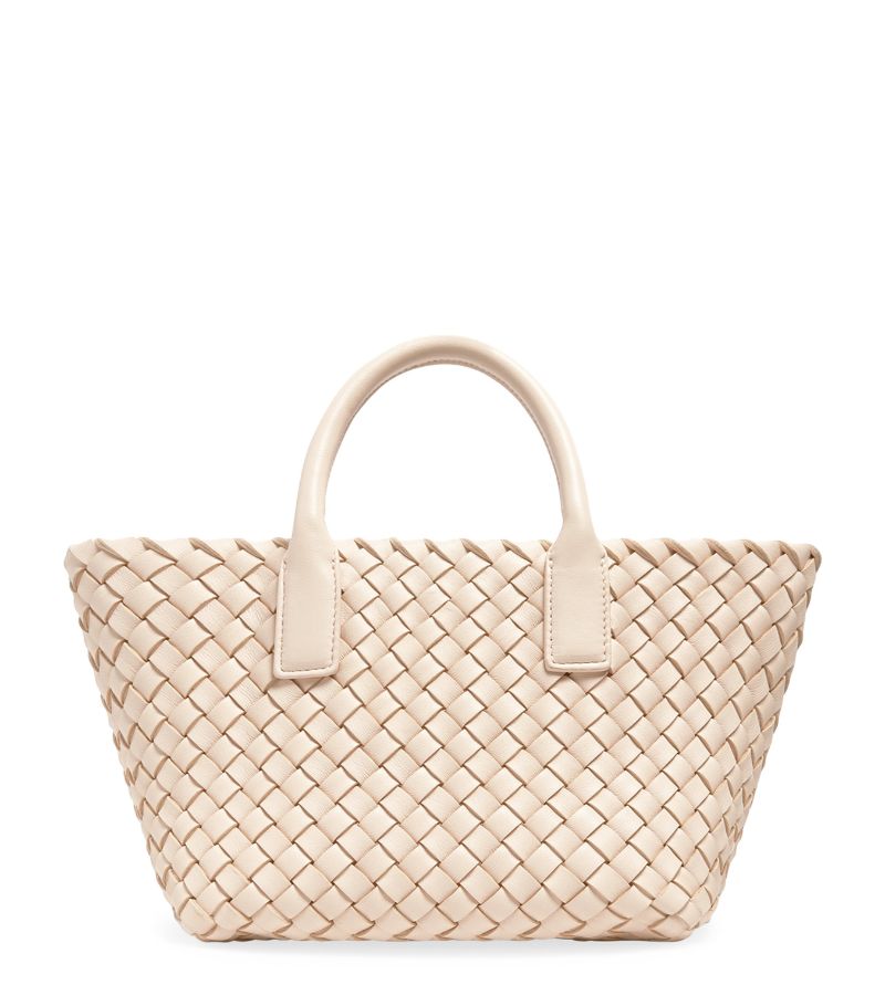 Bottega Veneta Bottega Veneta Mini Leather Cabat Tote Bag