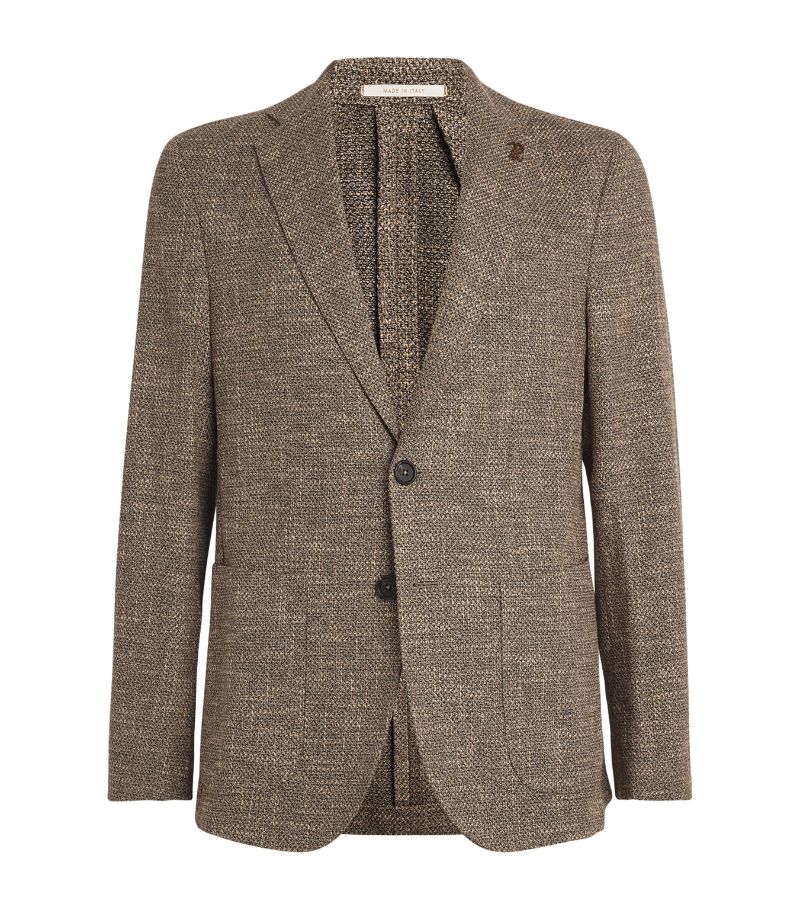 Pal Zileri Pal Zileri Cotton-Blend Slubbed Blazer