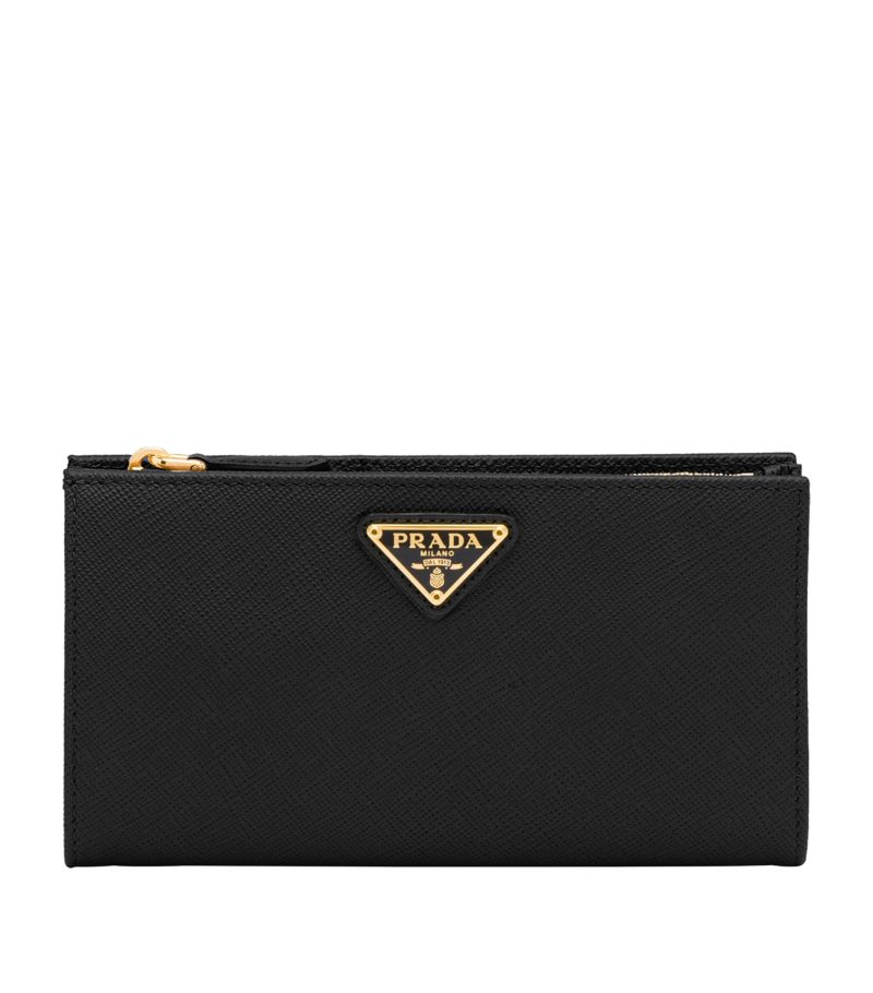 Prada Prada Large Saffiano Leather Bifold Wallet