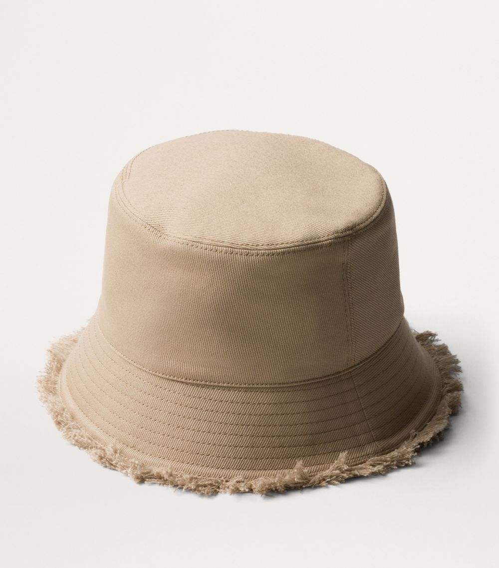 Prada Prada Cotton Drill Bucket Hat