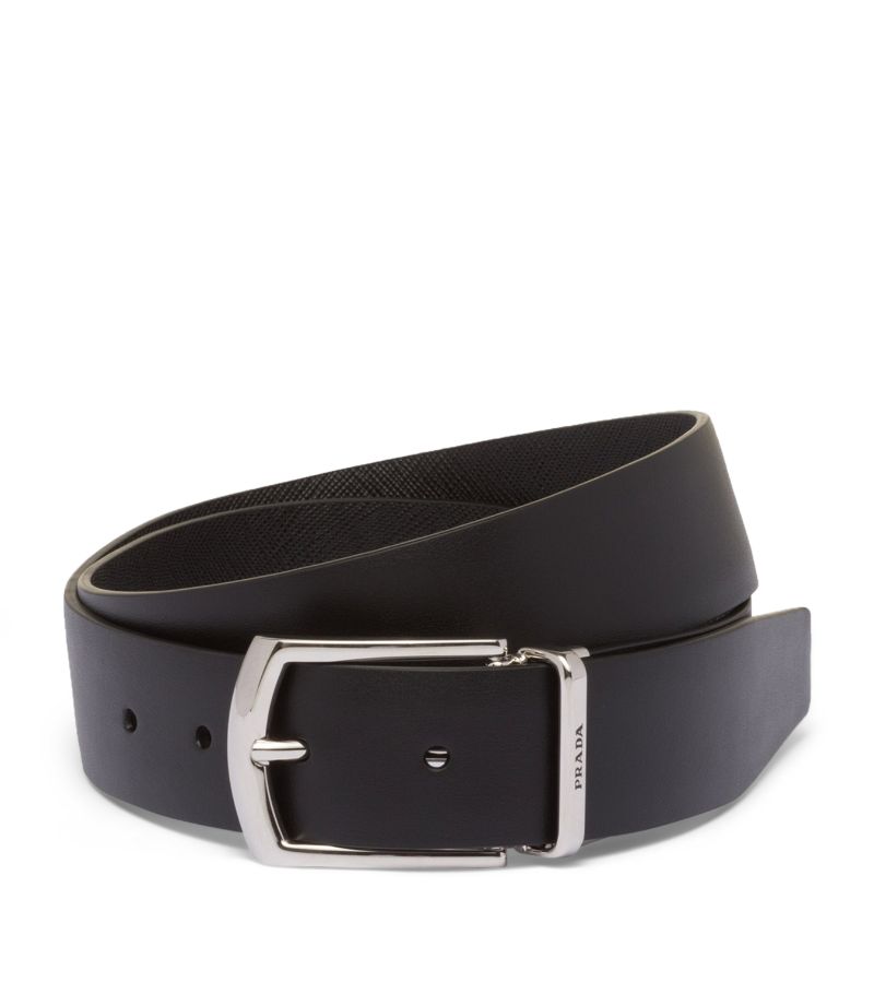 Prada Prada Leather Reversible Belt