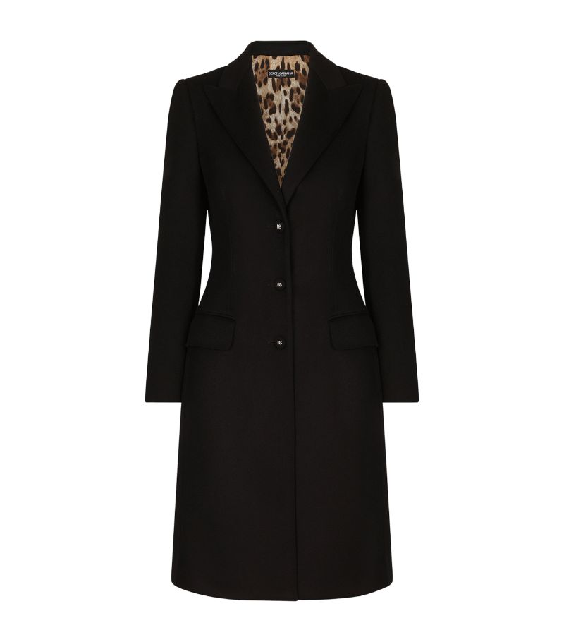 Dolce & Gabbana Dolce & Gabbana Wool Single-Breasted Pea Coat