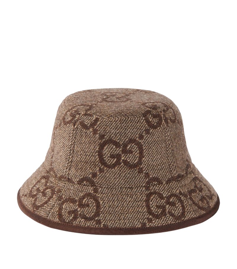 Gucci Gucci Wool Jumbo Gg Bucket Hat