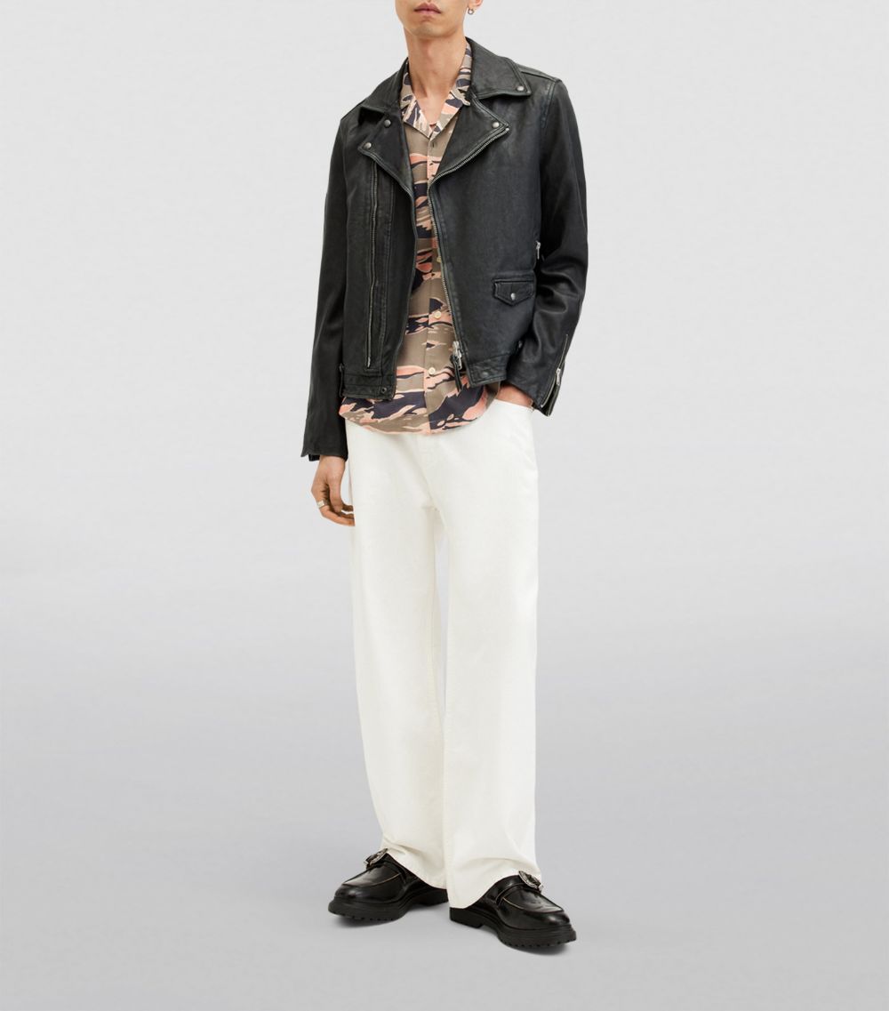 Allsaints Allsaints Leather Rosser Biker Jacket