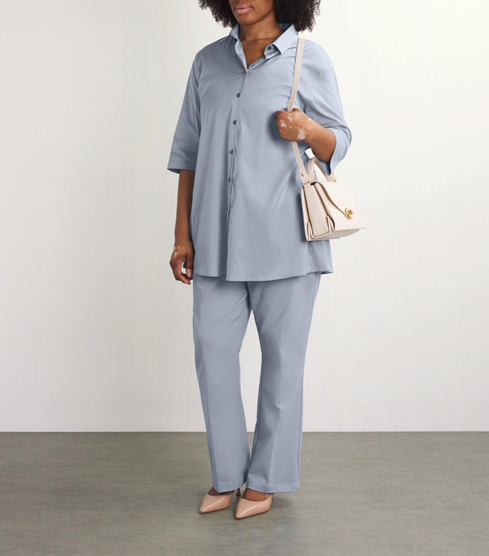 Marina Rinaldi Marina Rinaldi Cropped Cigarette Trousers