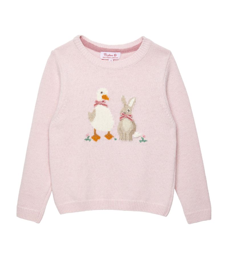 Trotters Trotters Duck And Bunny Sweater (6-11 Years)