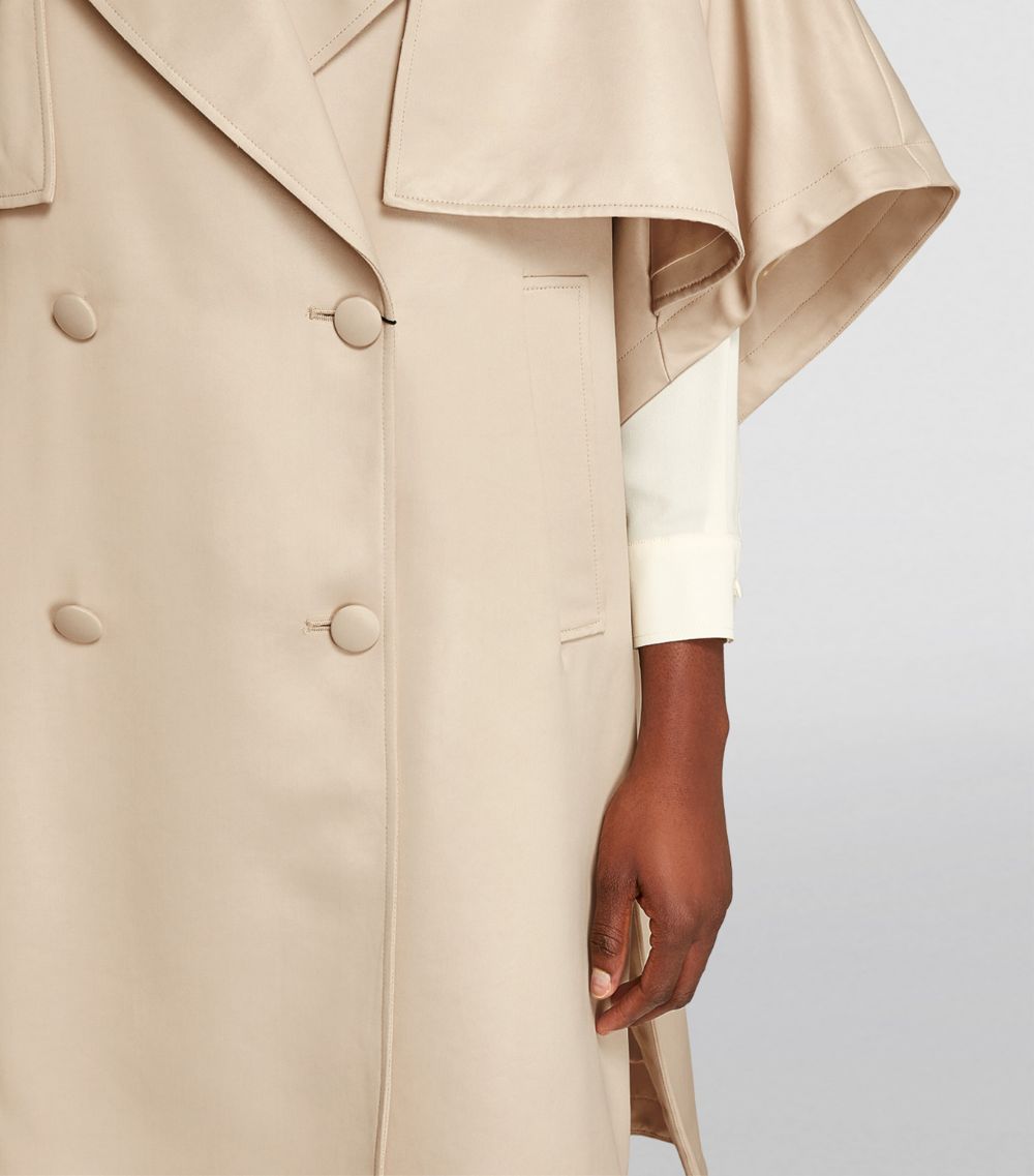 Max Mara Max Mara Double-Breasted Trench Cape