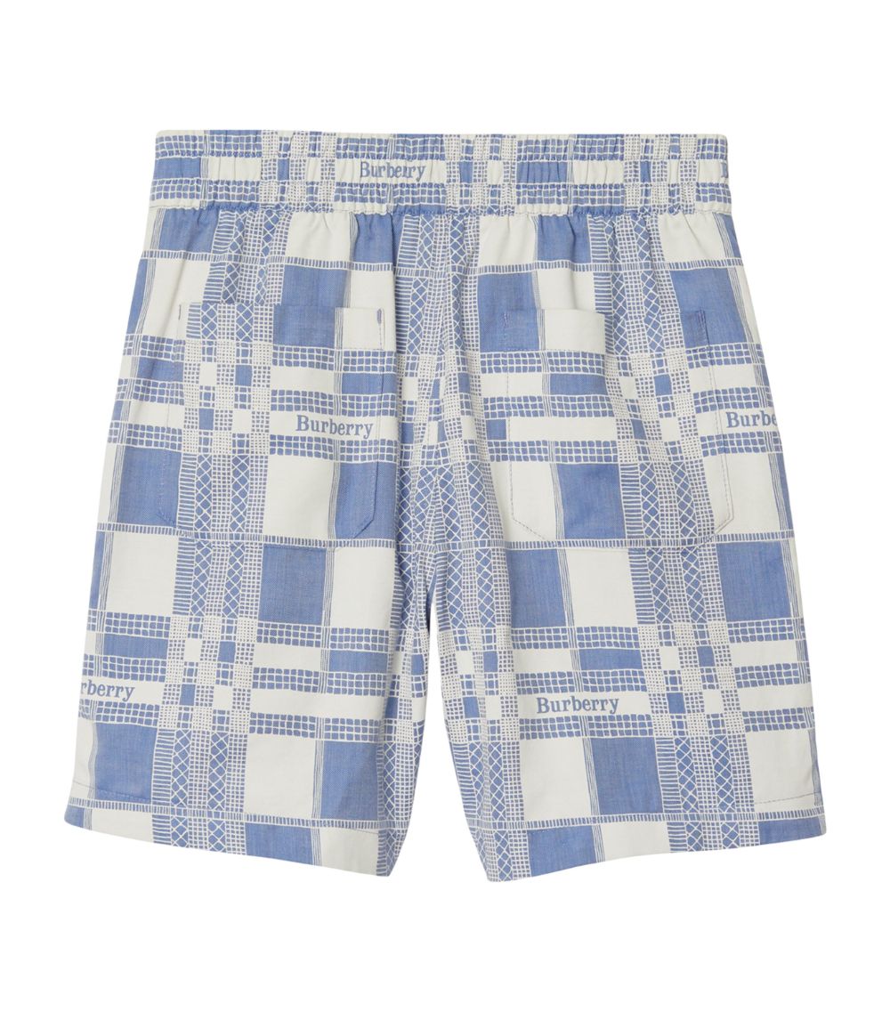 Burberry Burberry Kids Check Print Shorts (3-14 Years)