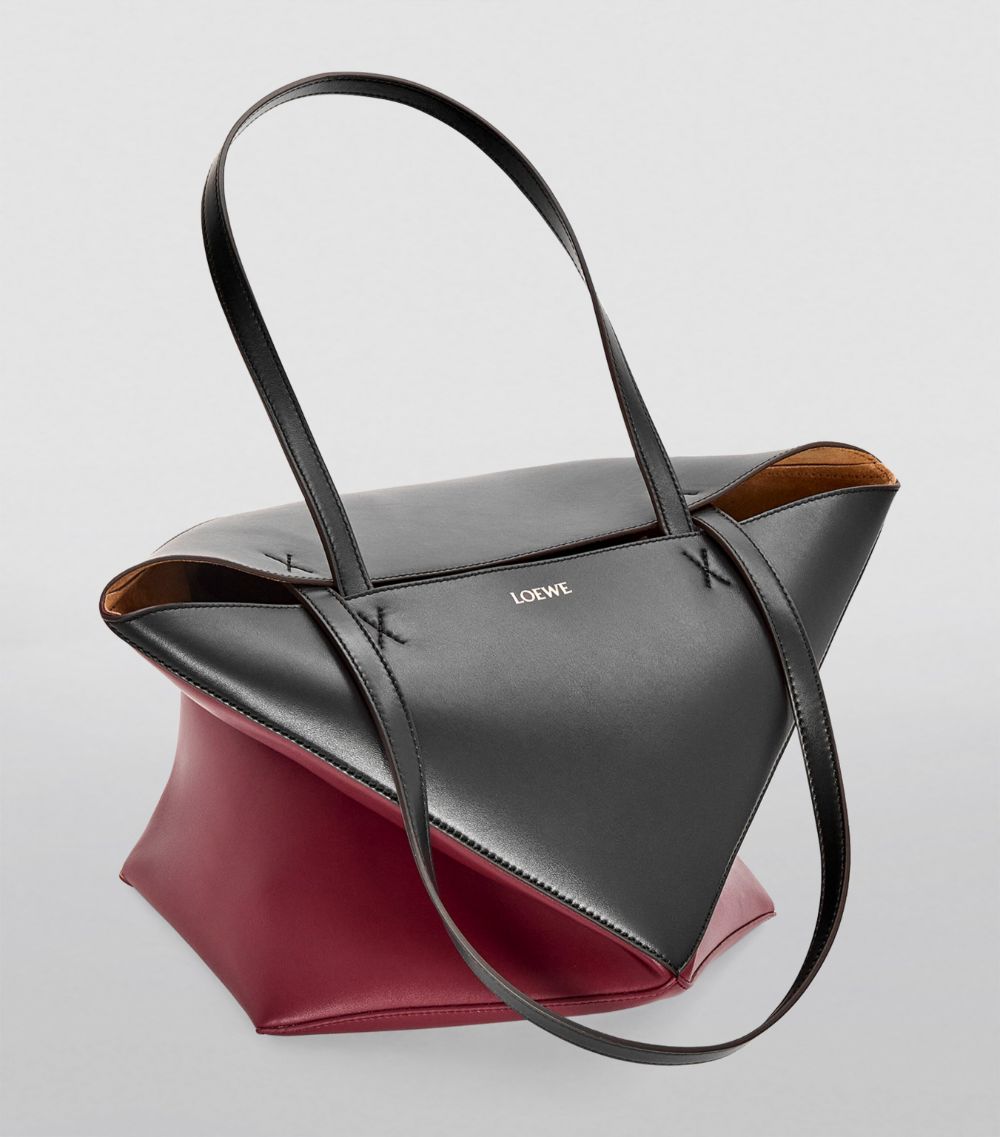 Loewe LOEWE Medium Leather Puzzle Fold Tote Bag