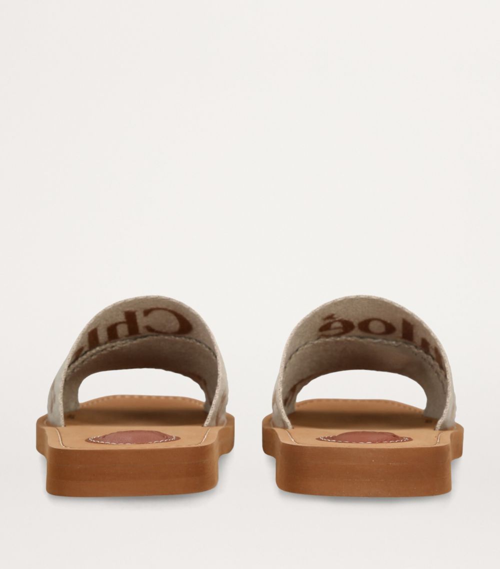 Chloé Chloé Logo Woody Slides