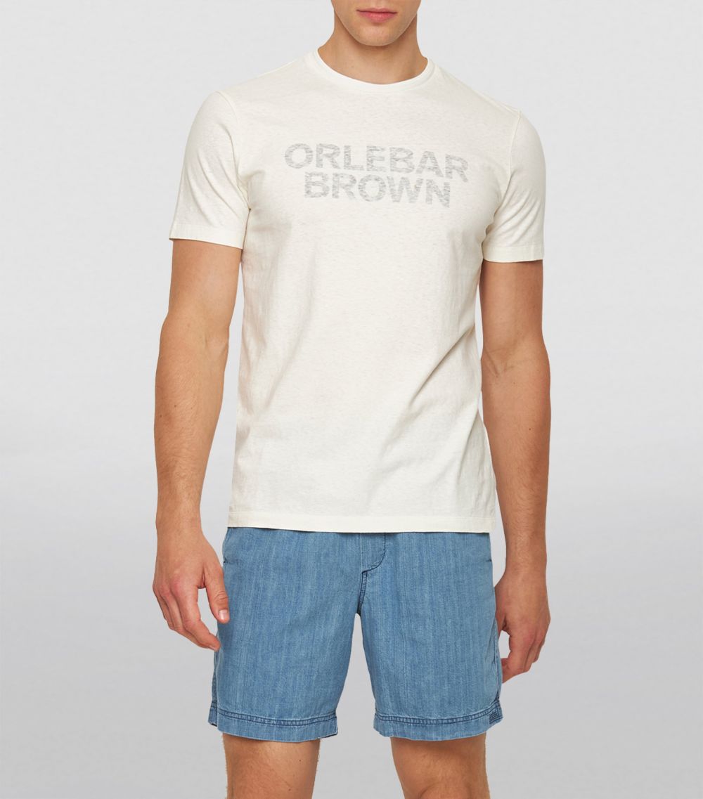 Orlebar Brown Orlebar Brown Cotton-Hemp Logo T-Shirt