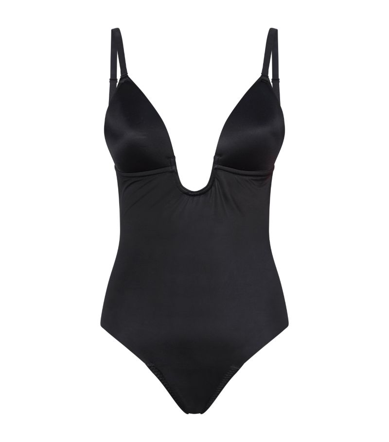 Spanx Spanx Suit Your Fancy Plunge Thong Bodysuit - Medium Control