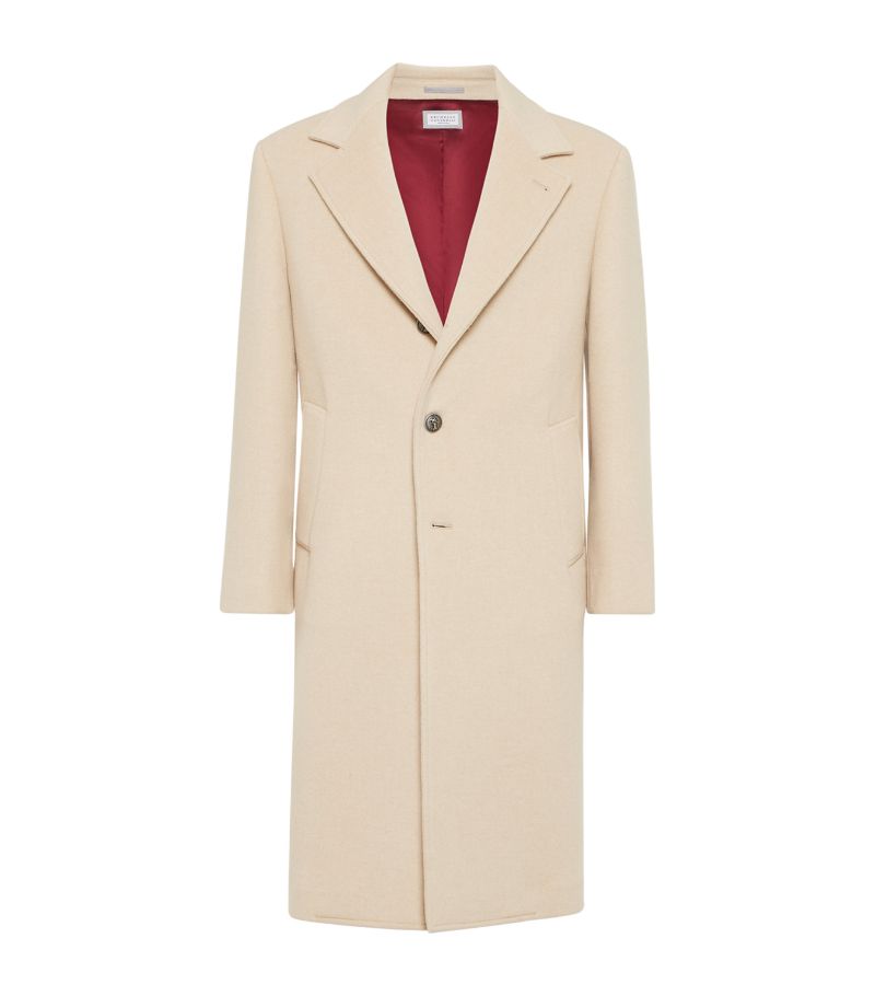 Brunello Cucinelli Brunello Cucinelli Camel Hair Overcoat