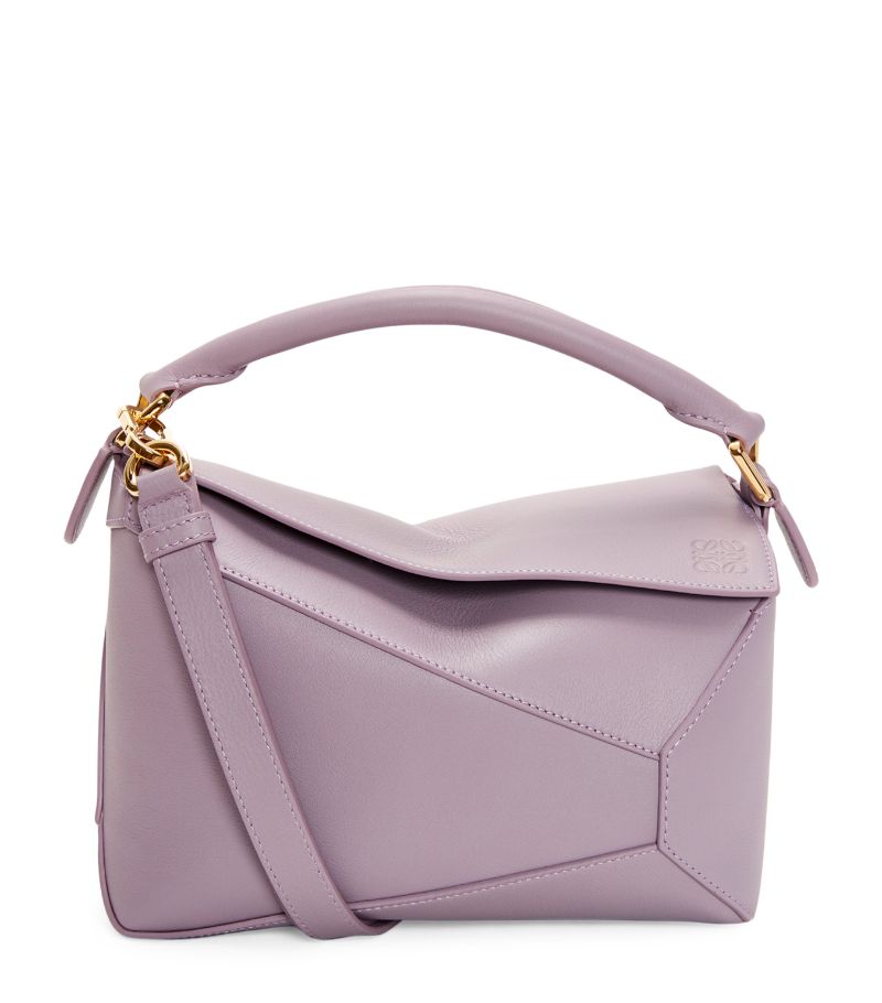 Loewe Loewe Small Leather Puzzle Edge Top-Handle Bag