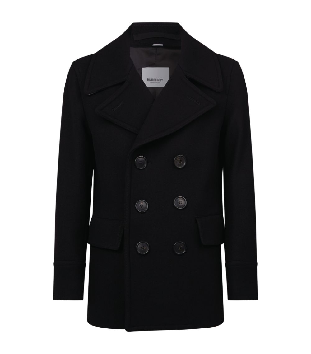 Burberry Burberry Wool Blend Pea Coat