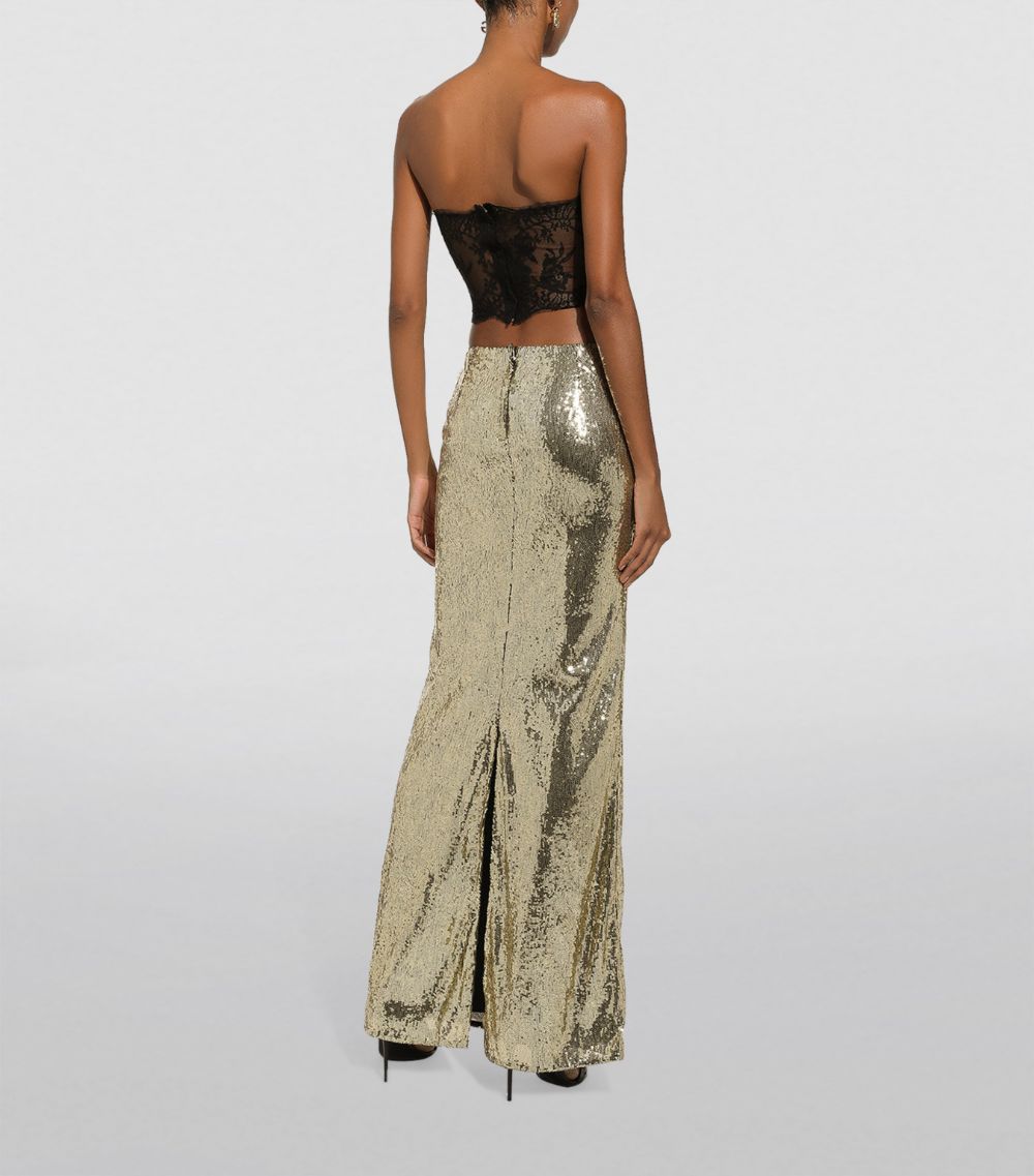 Dolce & Gabbana Dolce & Gabbana Sequinned Maxi Skirt