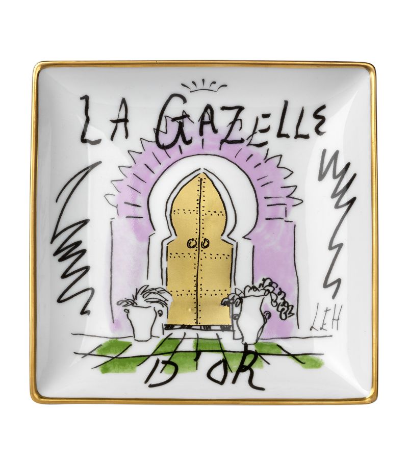 Ginori Ginori 1735 La Gazelle D'Or Trinket Tray (14Cm X 14Cm)